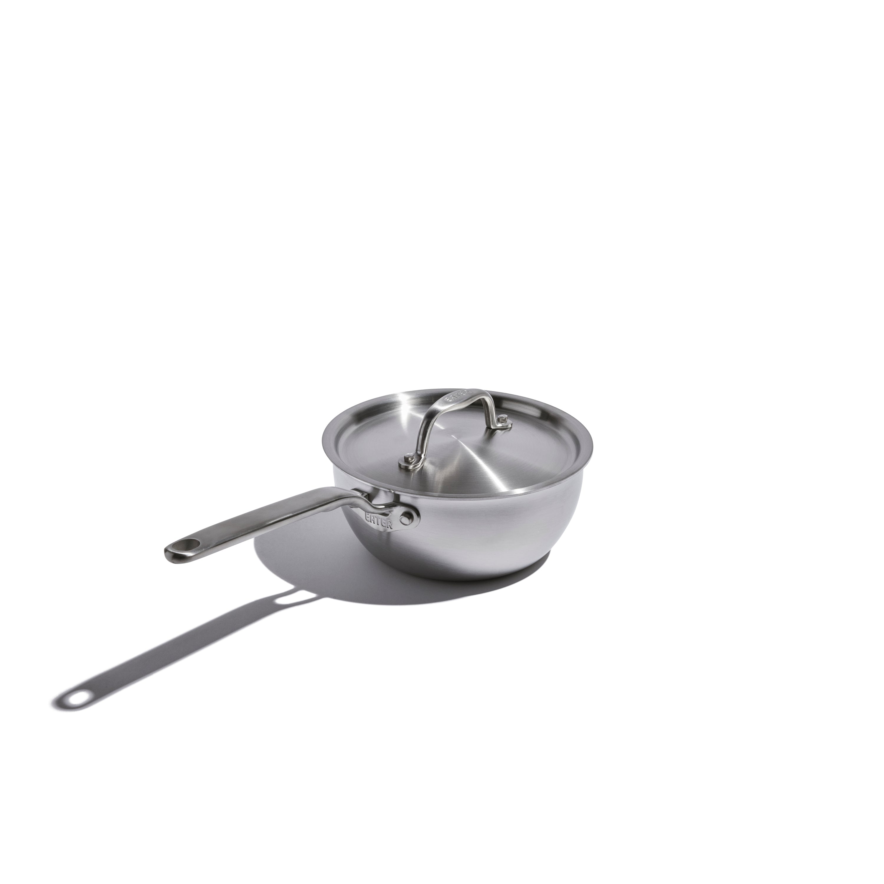 Heritage Steel 2 Quart Saucier with Lid - Titanium Strengthened 316Ti  Stainless Steel Pan with 5-Ply Construction - Induction-Ready and Fully  Clad