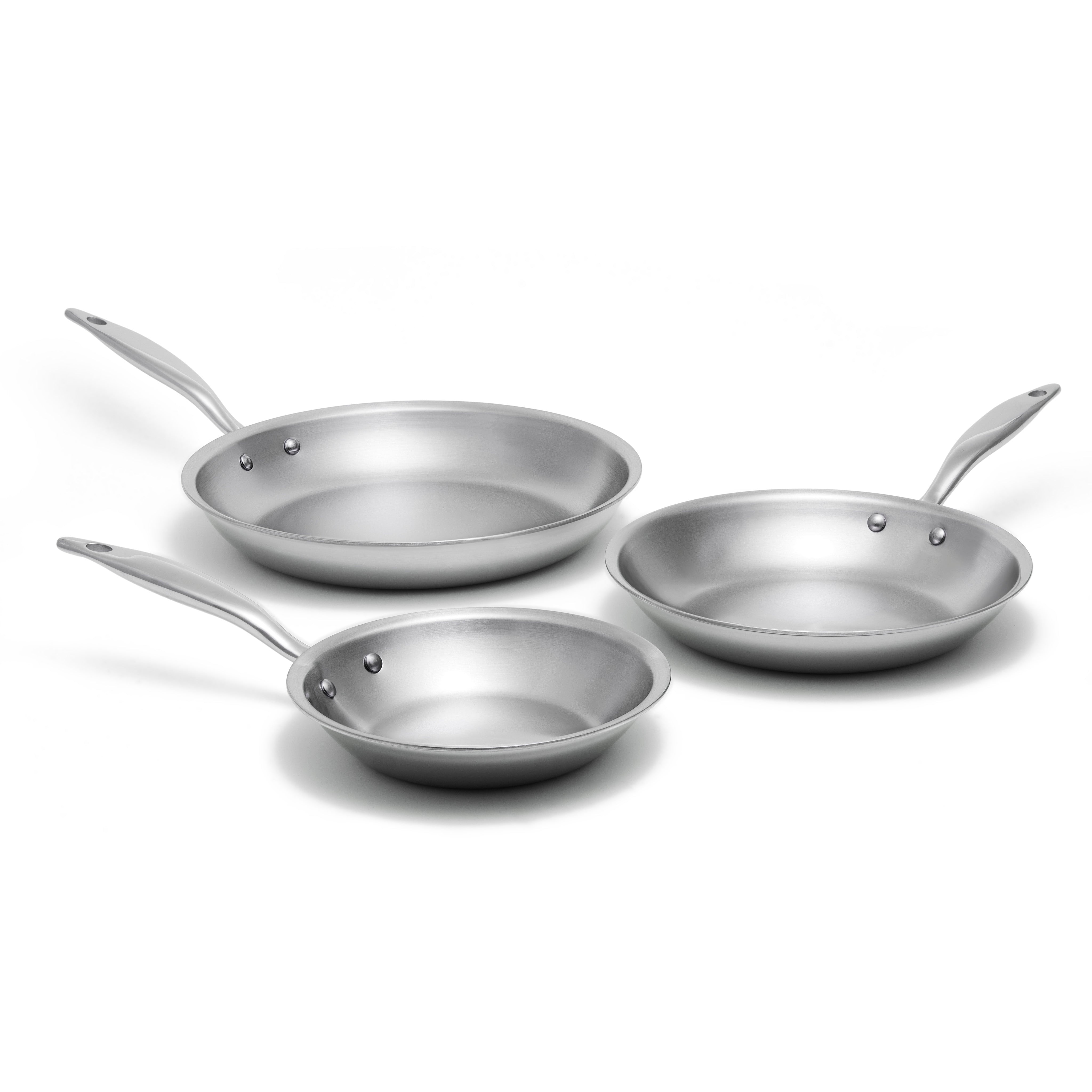 Fissler 32cm Frying Pan Set – 3-Piece Original-Profi Collection® – 3-Piece Set with Stew Pot