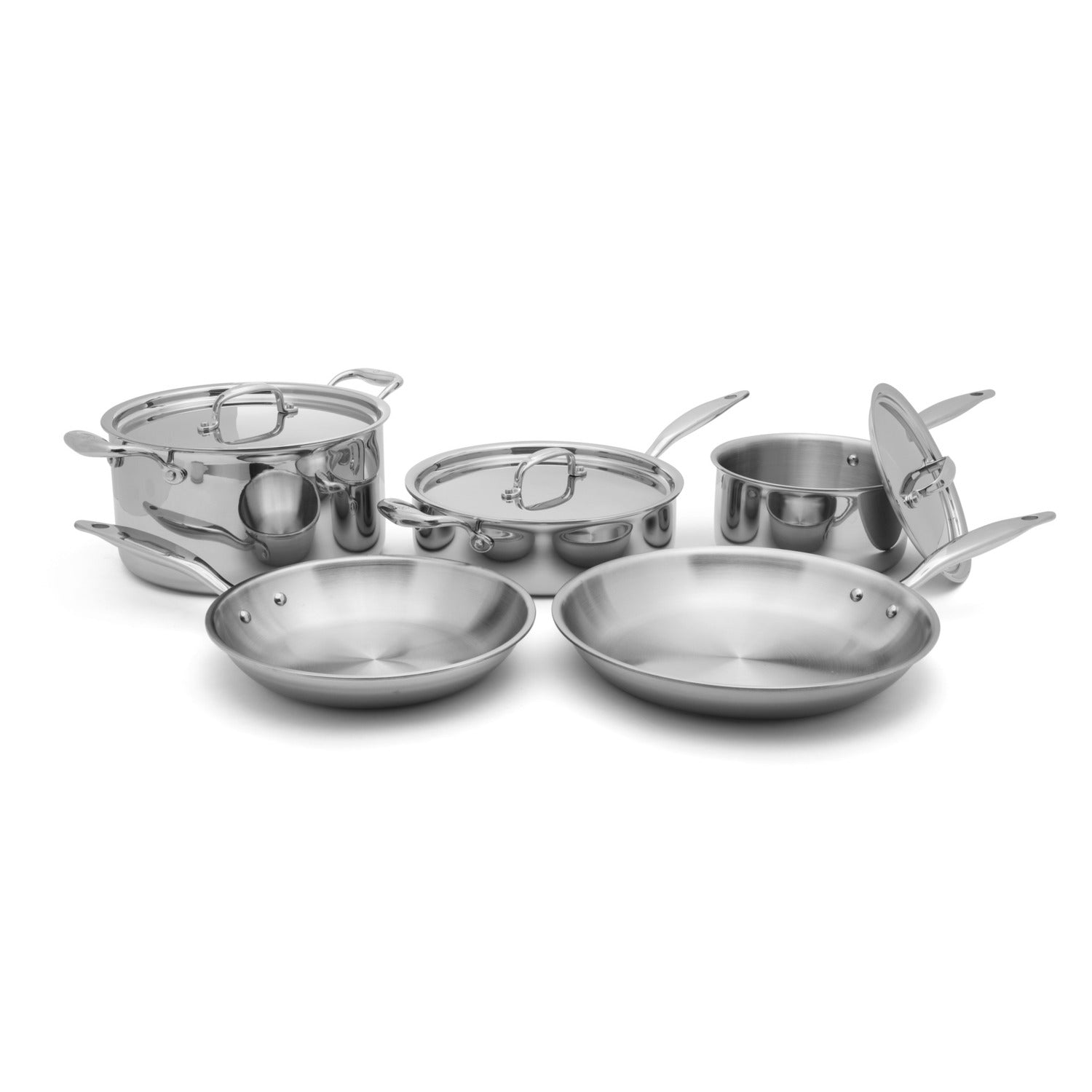 Kitchen Stainless Steel Utensil All-Clad Set 8-Piece New Polished