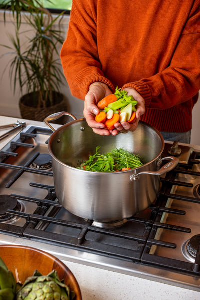 Heritage Steel 4 QT Saucepan w/ Lid - Duluth Kitchen Co