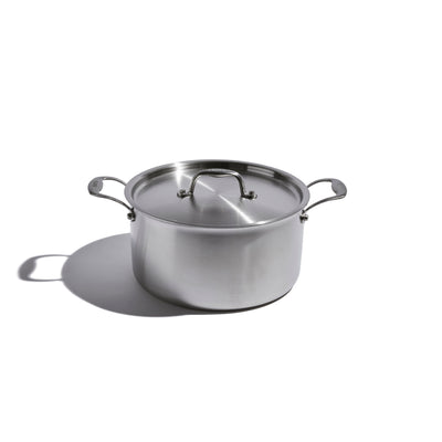 Eater x Heritage Steel 8 Quart Stock Pot with Lid