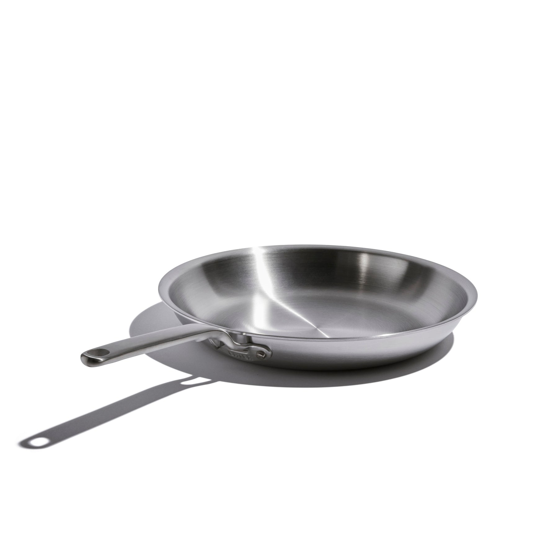 6.4 Mm Thick Plain Rust Proof Chrome Finished Stainless Steel Fry Pan