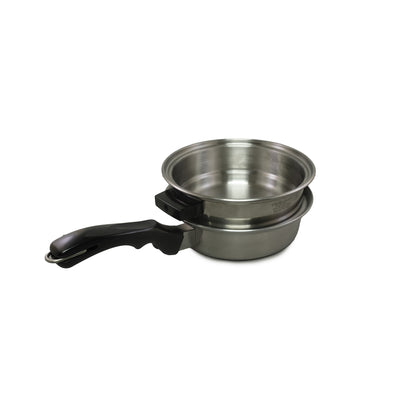 1 Quart Pot with Double Boiler and Lid - Clearance