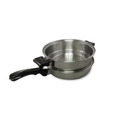 Large Skillet with Steamer Insert and Dome Lid - Clearance