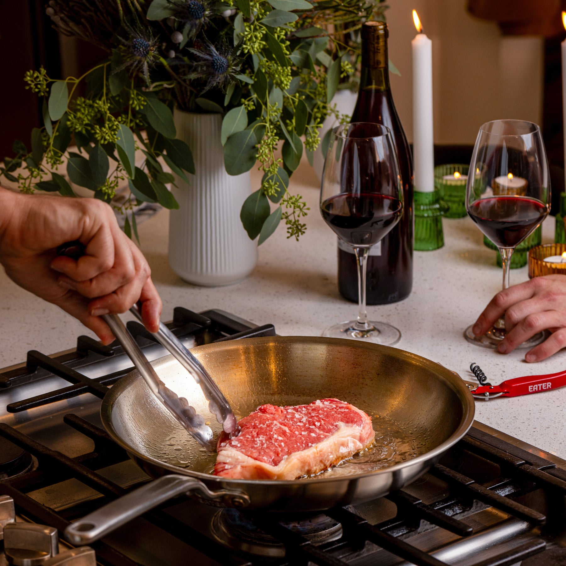 Eater x Heritage Steel 8.5 Fry Pan