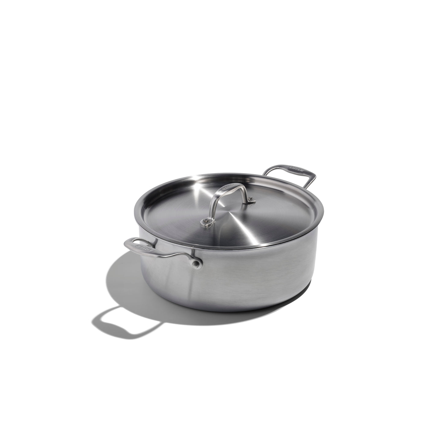 Eater x Heritage Steel 6 Quart Rondeau with Lid, Made in USA, 5 Ply Fully Clad Eater x Heritage Steel 6 Quart Rondeau with Lid, Made in USA, 5 Ply Fully Clad