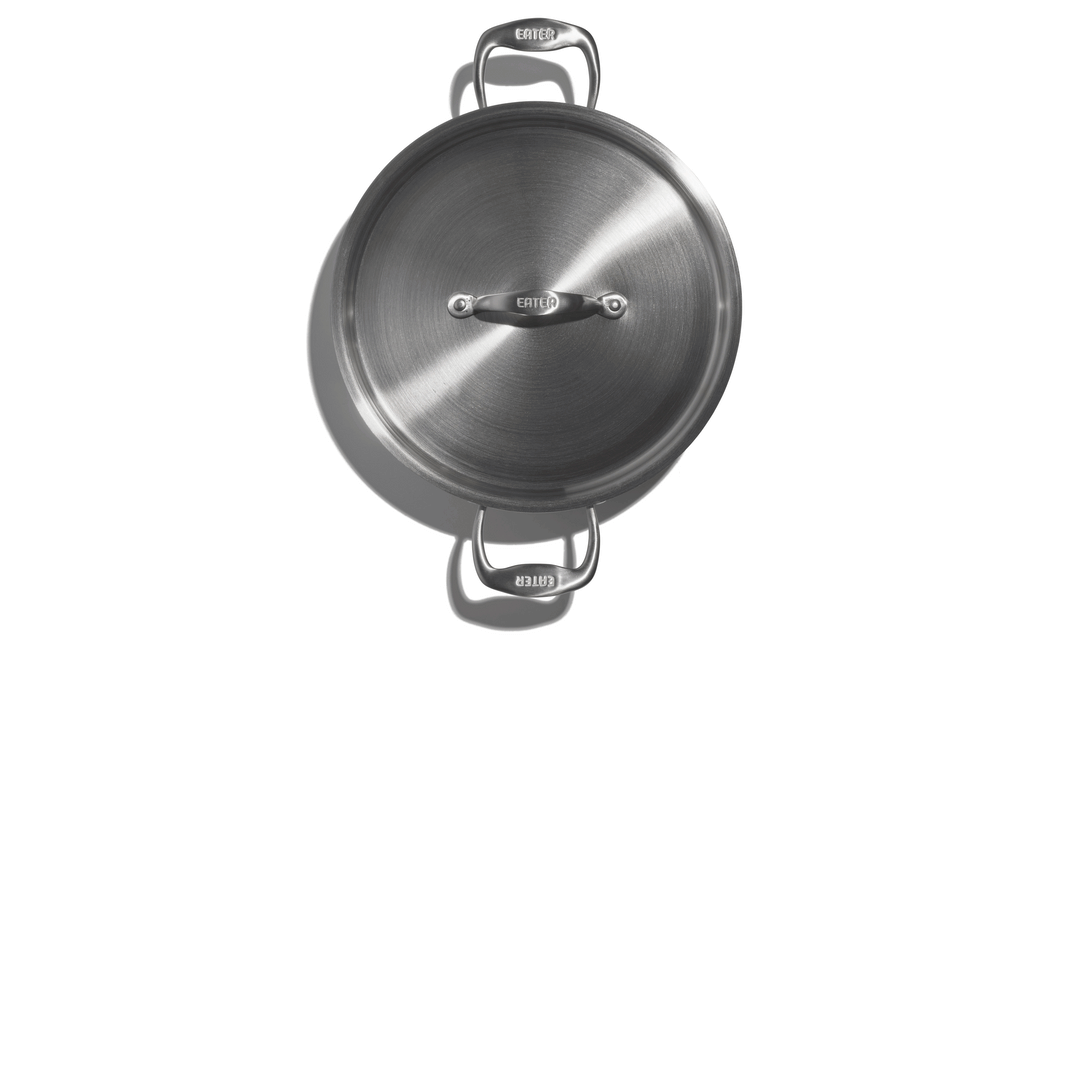 Eater x Heritage Steel 6 Quart Rondeau with Lid, Made in USA