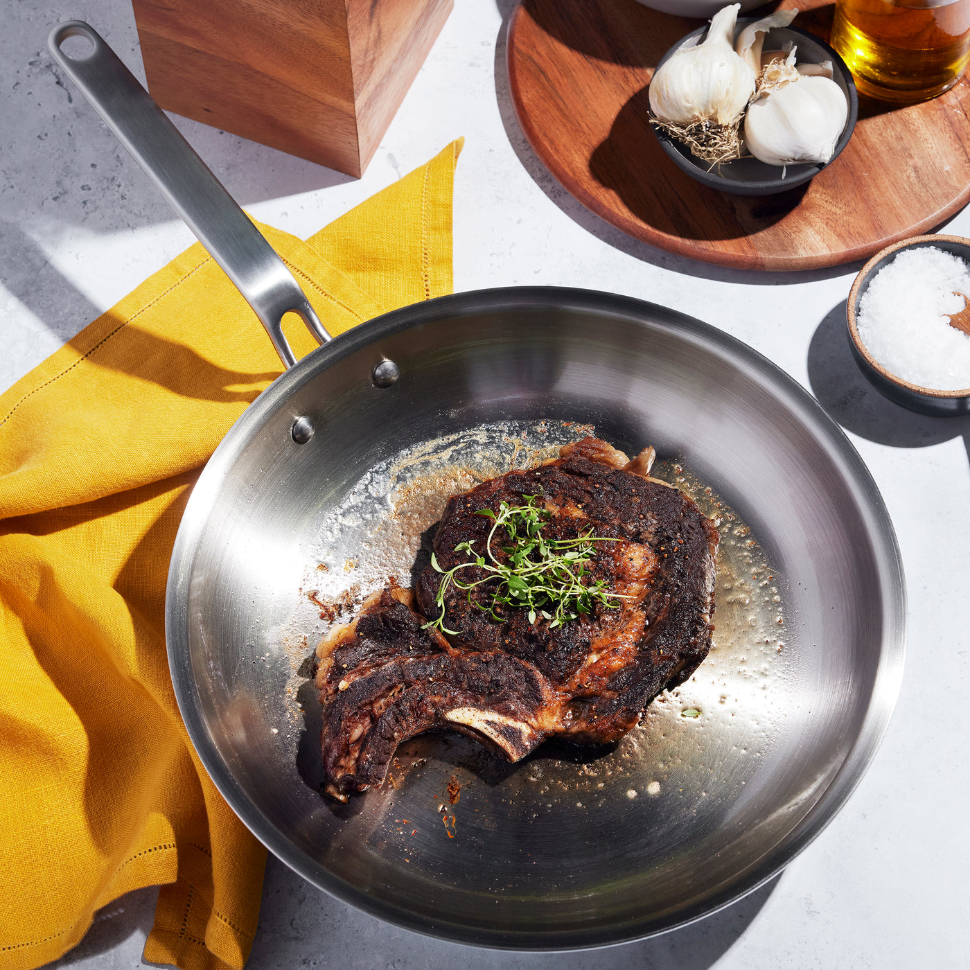 Eater x Heritage Steel 8.5 Fry Pan