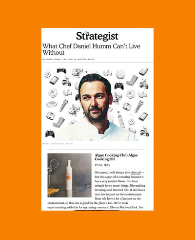 Chef-Grade Algae Cooking Oil