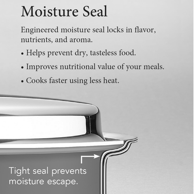 4 Quart Saucepan with Moisture Seal Lid - Clearance