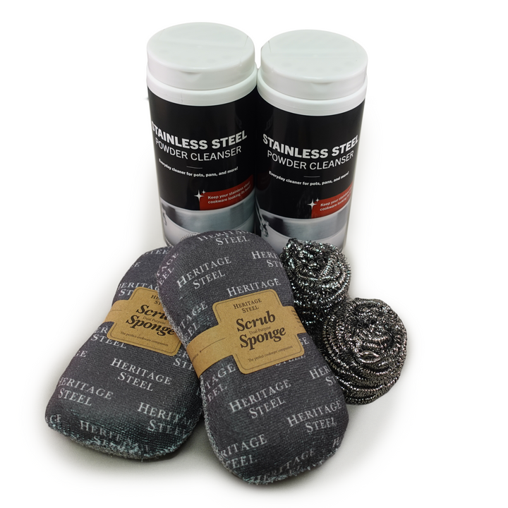 stainless steel cookware cleaning kit