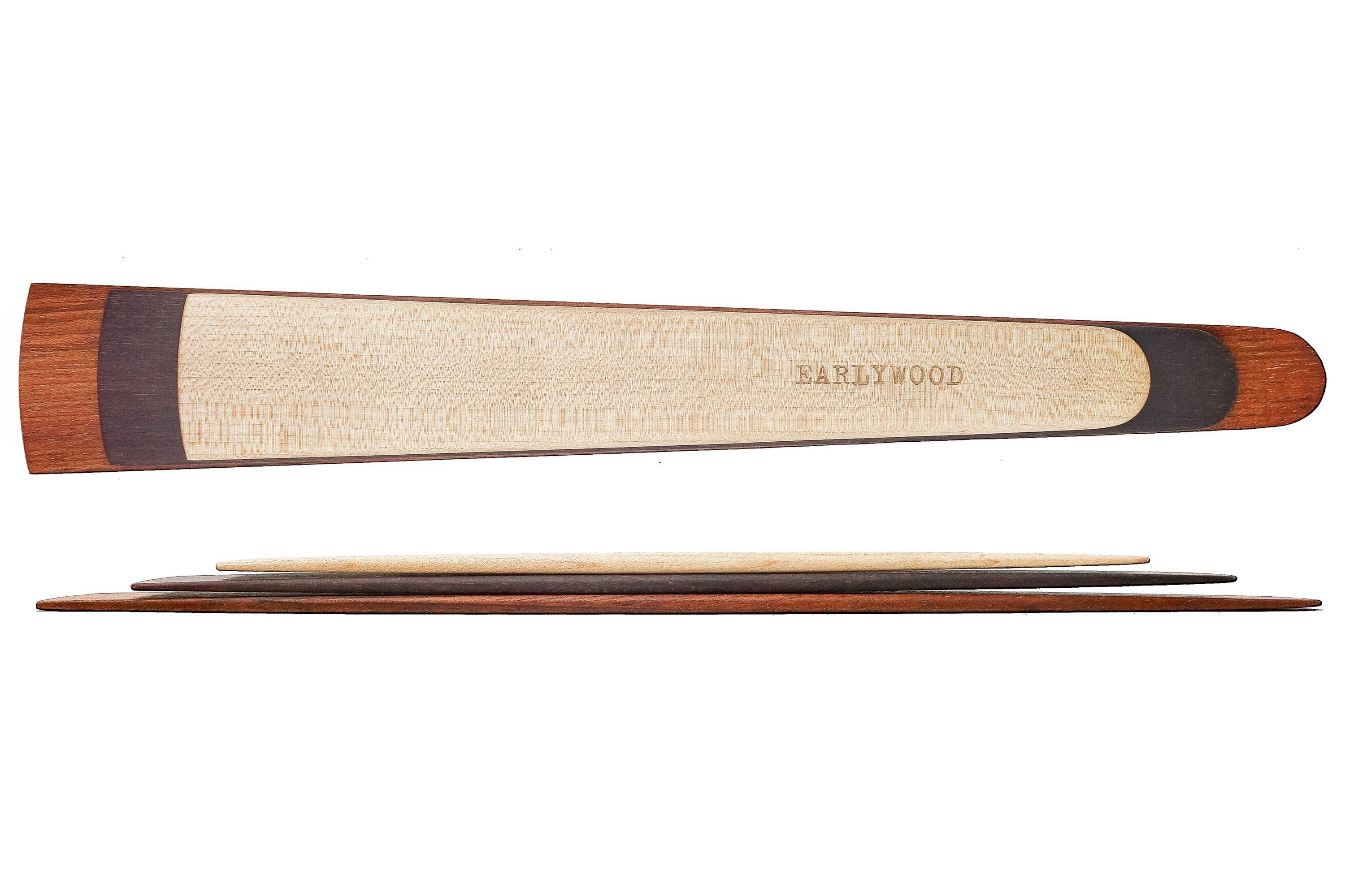 Flat Saute Set EBONY-JATOBA-BLOODWOOD