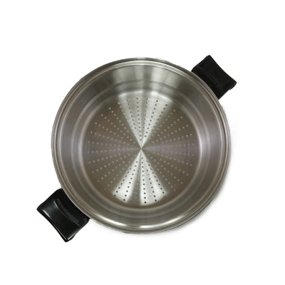4 Quart Everyday Pan with Steamer Insert, Dome Lid and Flat Lid - Clearance