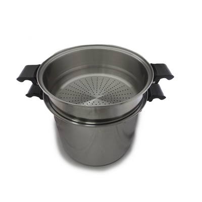 12 Quart Stock Pot & Steamer 4 Piece Set - Clearance