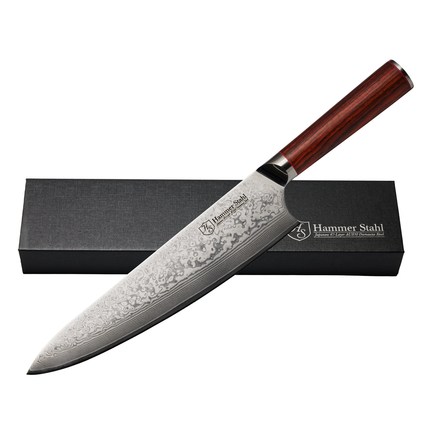 Hammer Stahl 9" Chef Knife - Damascus Series