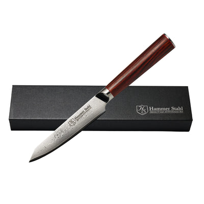 Hammer Stahl 5" Utility Knife - Damascus Series
