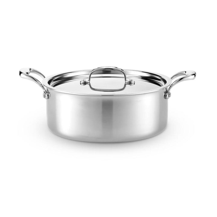 Heritage Steel Titanium Series 6 Quart Rondeau with Lid, 5-Ply