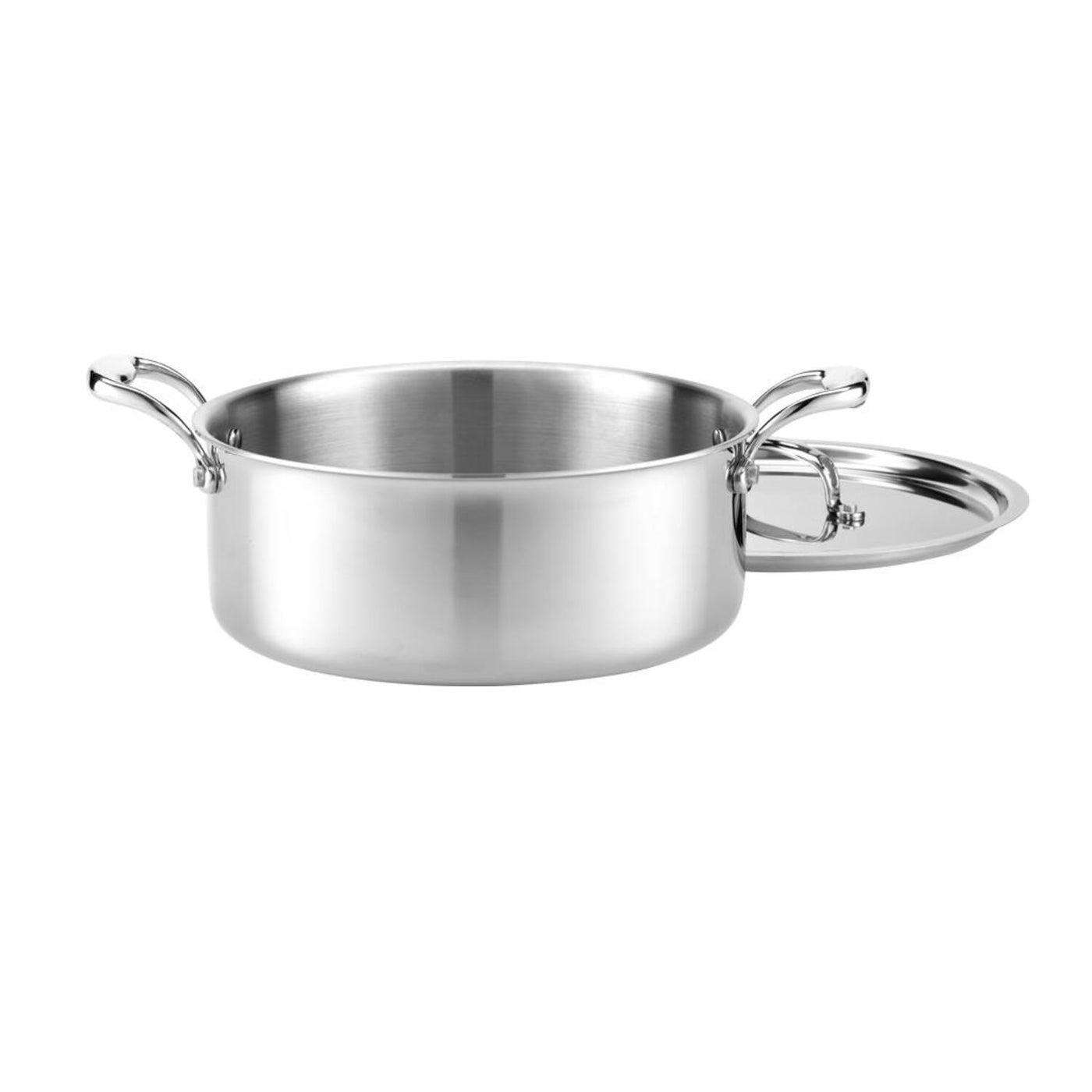 All-Clad Stainless 6-Quart Deep Saute Pot with Lid (4206)