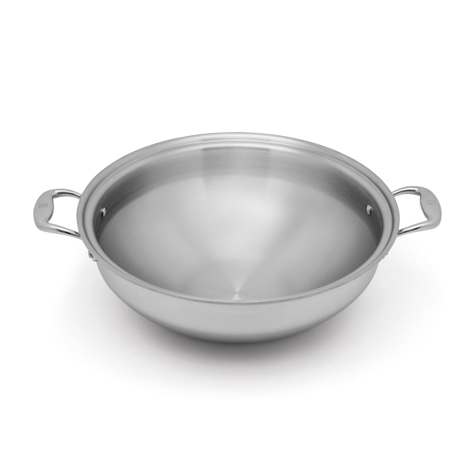 Heritage Steel 13.5-Inch Paella Pan with Lid