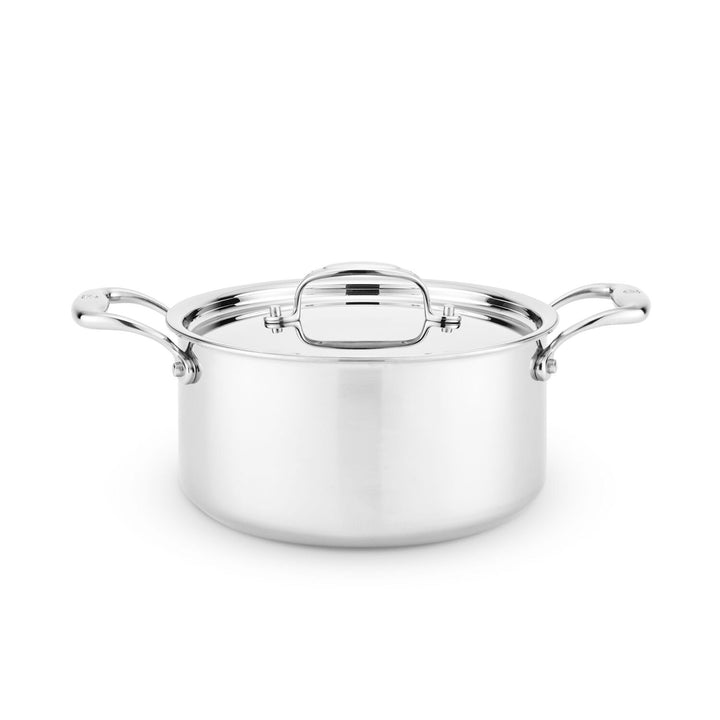 Heritage Steel Titanium Series 4 Quart Sauce Pot with Lid, 5-Ply