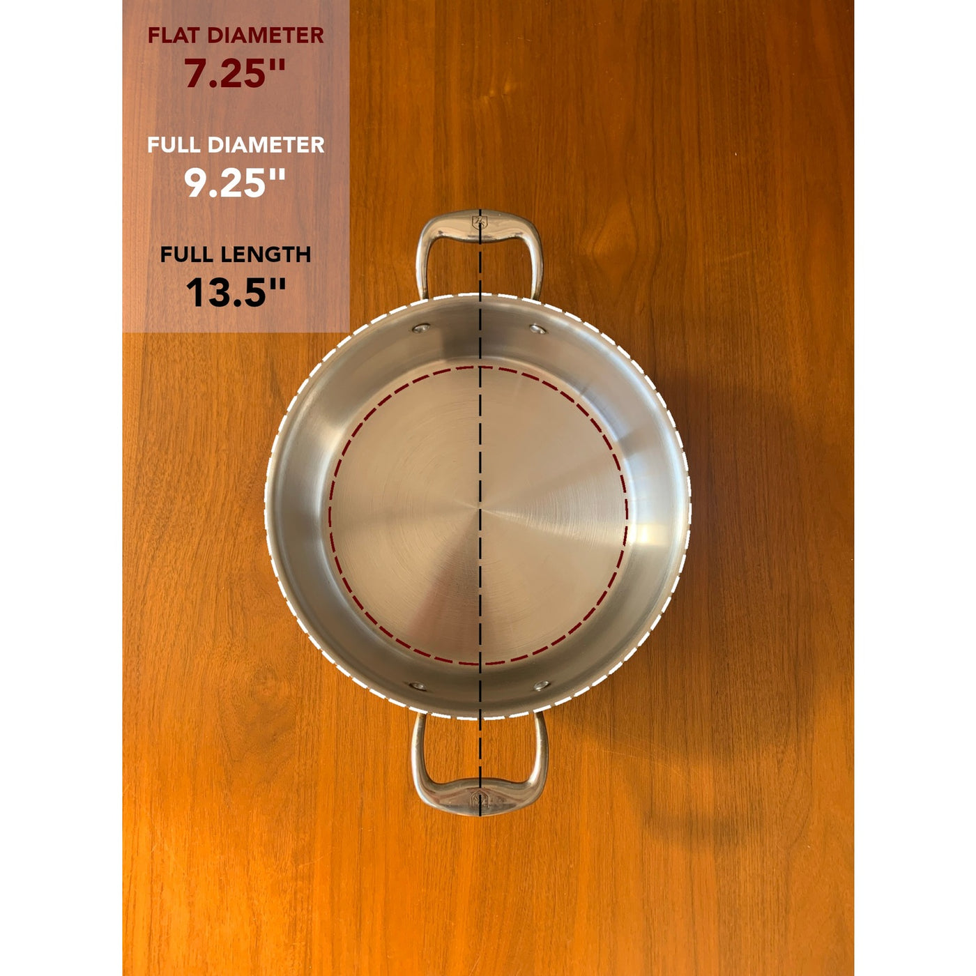 Heritage Steel X Eater 5 Quart Sauce Pot - 5-Ply Clad Stainless Steel, Induction Ready, Made In USA